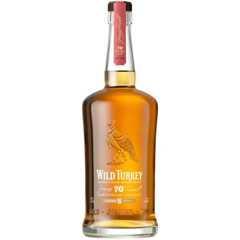 Wild Turkey Jimmy Russell 70th Anniversary Release Straight Bourbon Whiskey Limited Edition