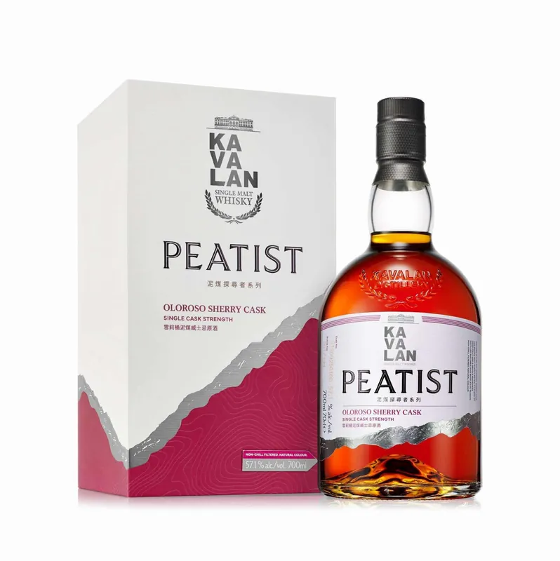 Kavalan Peatist Oloroso Sherry Cask Single Cask Strength Single Malt Whisky One Day Deal
