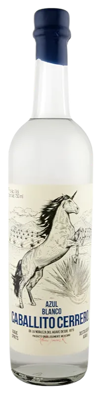 Genuine CABALLITO CERRERO AGAVE SPIRIT AZUL BLANCO UNICORN 750ML