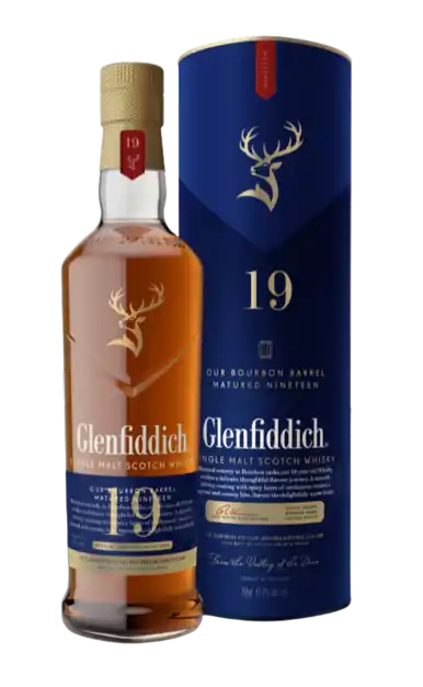 Free Delivery GLENFIDDICH SCOTCH SINGLE MALT SPECIAL RESERVE BOURBON BARREL MATURED 19YR 750ML