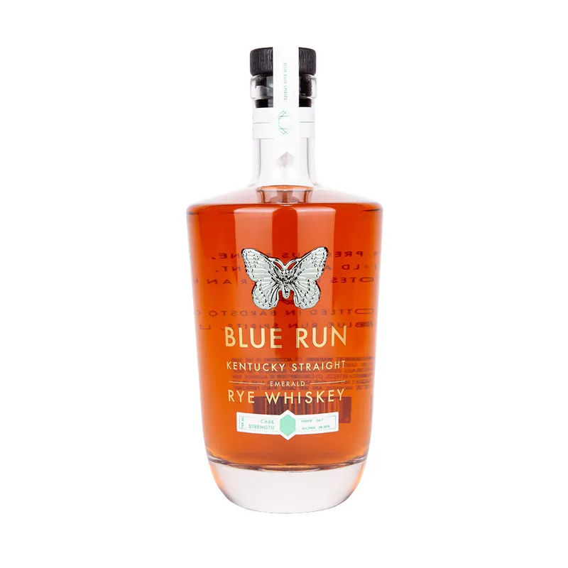 Trusted Brand BLUE RUN WHISKEY STRAIGHT EMERALD RYE KENTUCKY 750ML