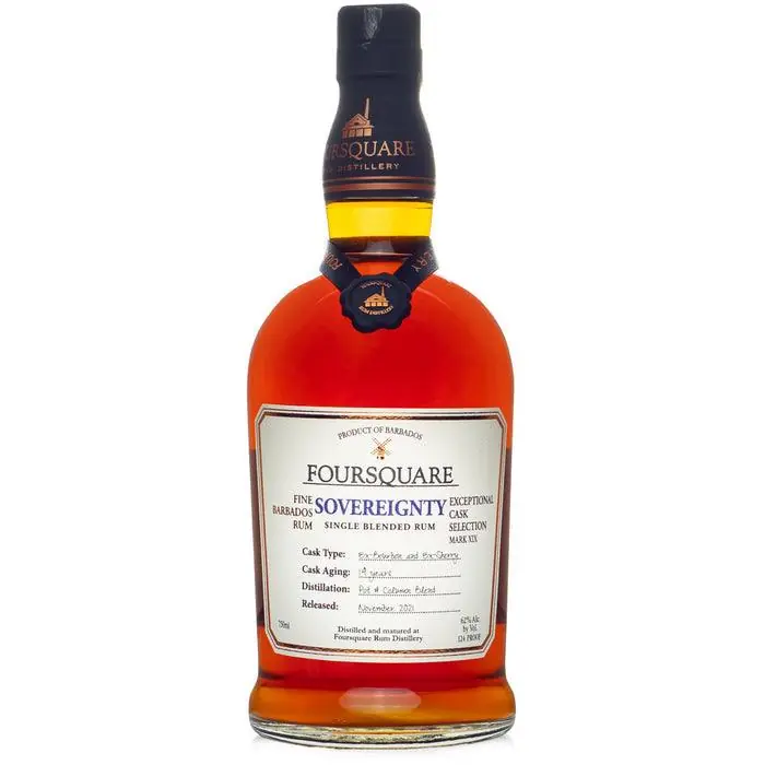 Time-Limited Foursquare Distillery 14 Years "Sovereignty" Single Blended Rum Exceptional Cask Selection Mark XIX