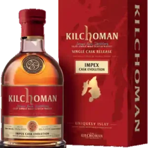 Price Drop KILCHOMAN SCOTCH SINGLE MALT SINGLE CASK RELEASE IMPEX CASK EVOLUTION 01/2024 ISLAY 15YR 750ML