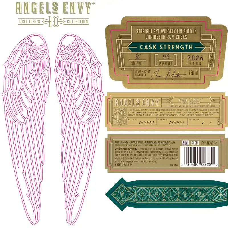 Super Sale Angels Envy Rye Cask Strength Caribbean Rum Cask Finish 2026