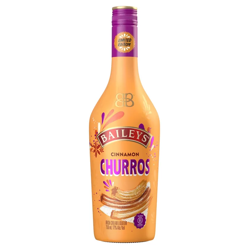 Exclusive BAILEYS CREAM CINNAMON CHURROS IRISH 750ML