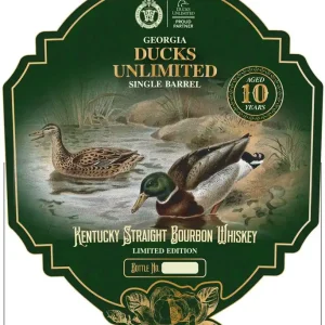 Mega Sale Ducks Unlimited Georgia 10 Year Single Barrel Kentucky Straight Bourbon Whiskey Limited Edition