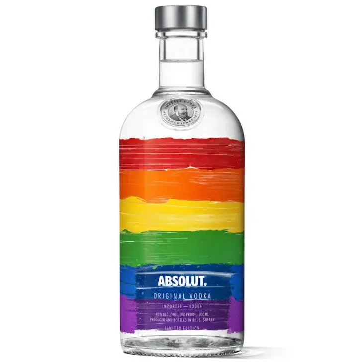 Flash Sale Absolut Vodka Rainbow