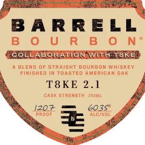 Barrell Bourbon T8KE 2.1 Toasted Oak Finish Cask Strength 750ml Top Pick