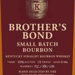 Limited Time Brothers Bond Small Batch Bourbon 5 Year