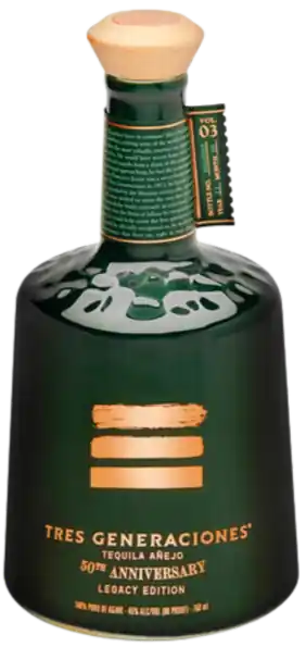 In Demand TRES GENERACIONS TEQUILA ANEJO LIMITED 50TH ANNIVERSARY LEGACY EDITION 750ML