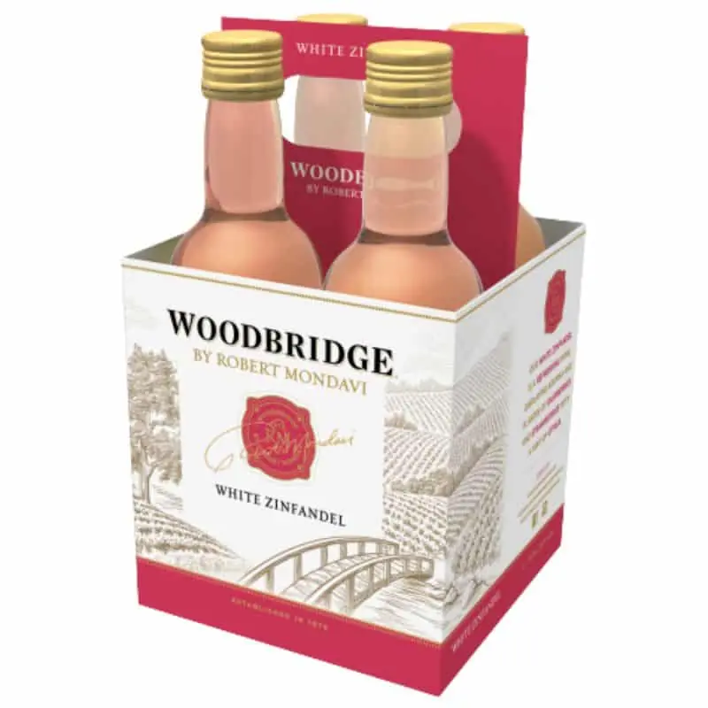 WOODBRIDGE WHITE ZINFANDEL 4 PK Reduced Price