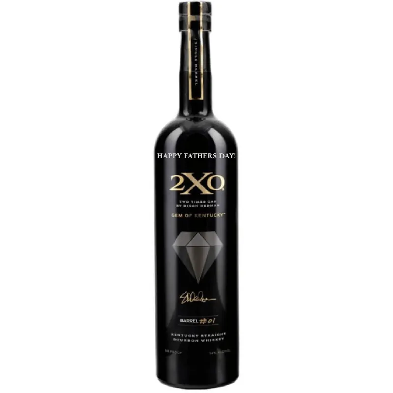 2XO Gem of Kentucky Bourbon "HAPPY FATHERS DAY!" Engraved Bottle 2025 Reduced Price