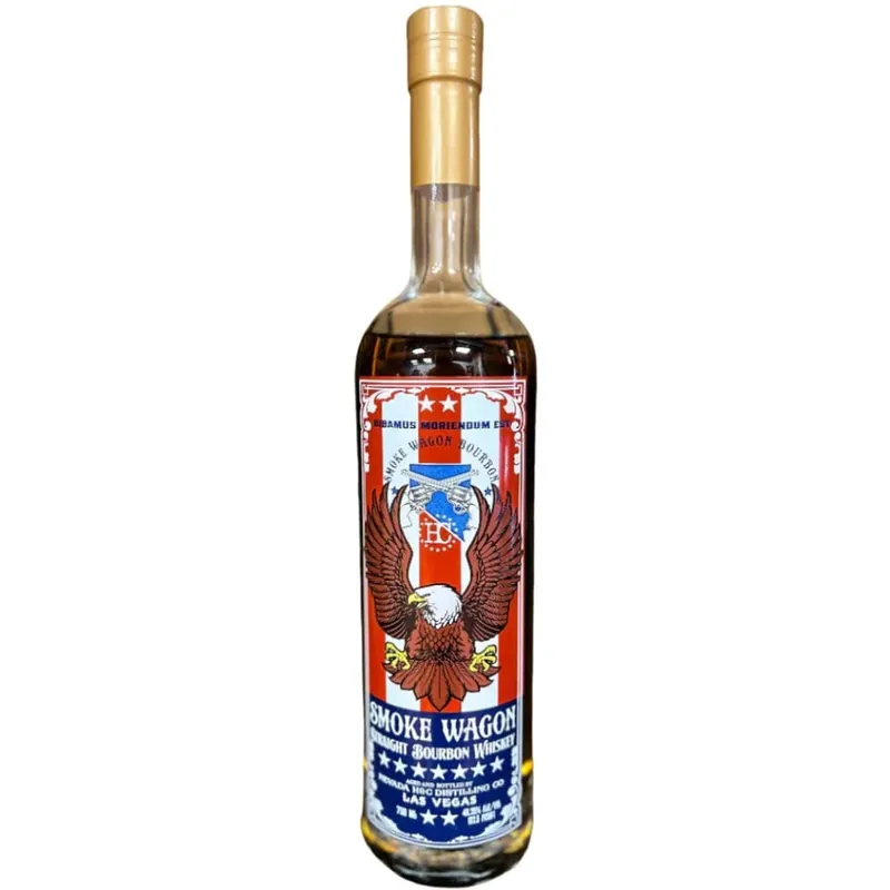 SMOKE WAGON WHISKEY STRAIGHT BOURBON BIBAMUS MORIENDUM EST750ML Worldwide Shipping
