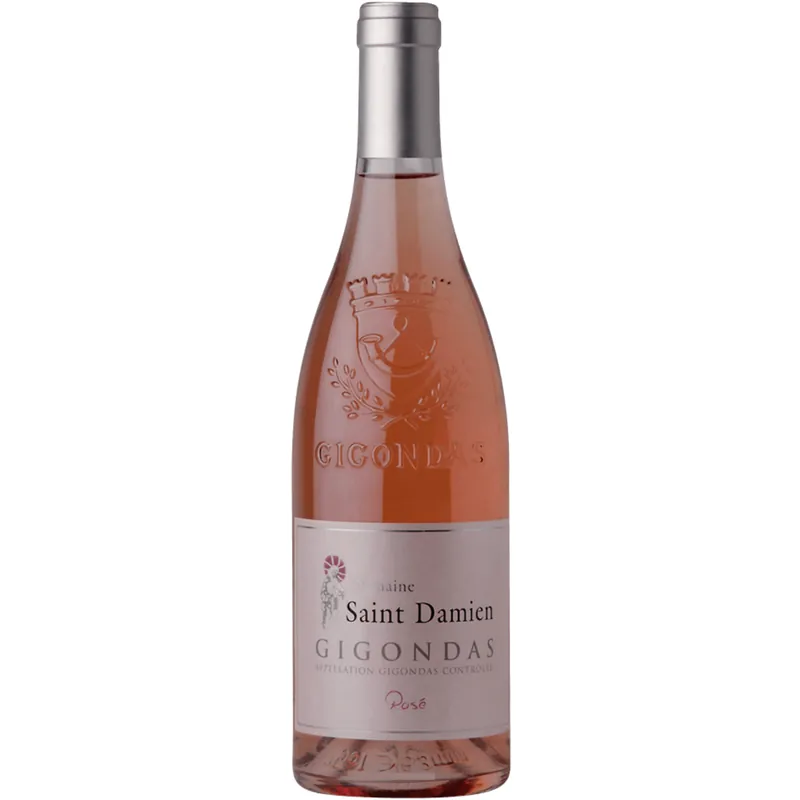 Free Shipping Domaine Saint Damien Gigondas Rose, Rhone, France 2024