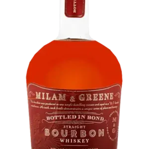 MILAM & GREENE BOURBON STRAIGHT BOTTLE IN BOND TENNESSEE 4YR 750ML Low Price