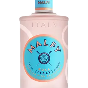 MALFY GIN ROSA PINK GRAPEFRUIT GFT PK W/ COPA GLASSES ITALY 750ML Fast Shipping