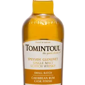 Original TOMINTOUL SCOTCH SINGLE MALT SMALL BATCH CARIBBEAN RUM CASK FINISH SPEYSIDE 700ML