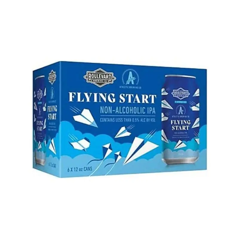 High Quality BOULEVARD x ATHLETIC FLYING START NON-ALCOHOLIC IPA 6PK
