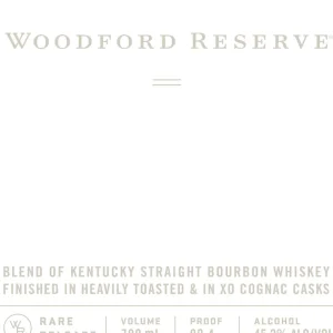 Woodford Reserve Kentucky Straight Bourbon Finished in Heavily Toasted & XO Cognac Casks Modern