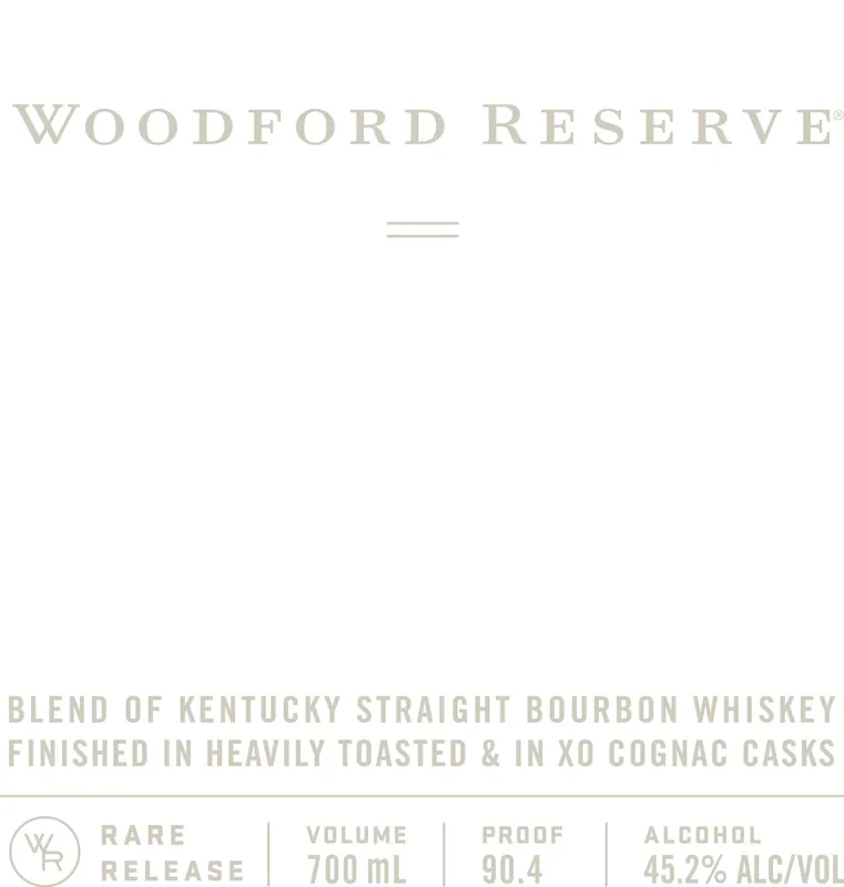 Woodford Reserve Kentucky Straight Bourbon Finished in Heavily Toasted & XO Cognac Casks Modern