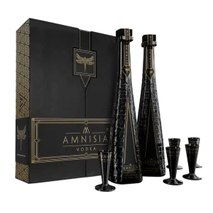 Limited Time AMNISIA VODKA GIFT SET HANDCRAFTED POLAND 750ML