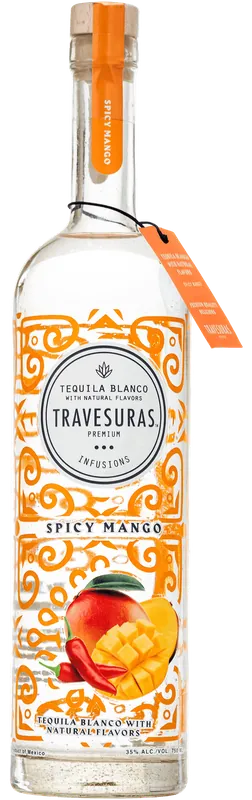 TRAVESURAS TEQUILA BLANCO SPICY MANGO INFUSED 750ML Best Seller