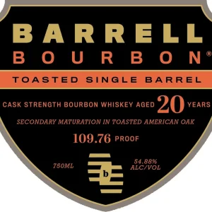 High Quality Barrell Bourbon 20 Year Old Toasted Single Barrel