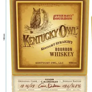 Affordable Kentucky Owl Kentucky Straight Bourbon Batch 13