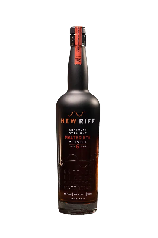 Certified NEW RIFF WHISKEY STRAIGHT MALTED RYE BOTTLED IN BOND KENTUCKY 6YR 750ML