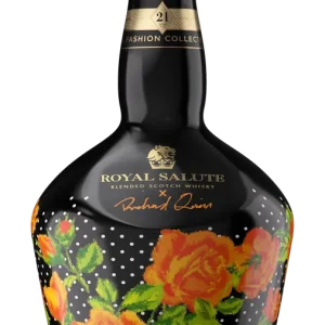 While Supplies Last CHIVAS BROTHERS ROYAL SALUTE X RICHARD QUINN SCOTCH BLENDED FASHION ORANGE FLOWER COLLECTION 21YR 700ML