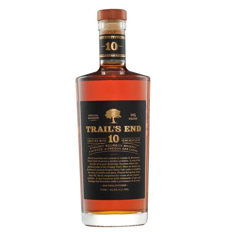 TRAILS END BOURBON STRAIGHT SPECIAL RESERVE FINISHED IN OREGON OAK CASKS 10YR 750ML Professional Grade