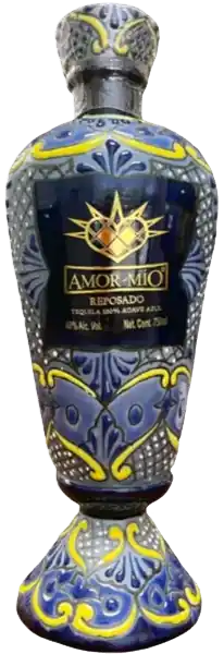AMOR MIO TEQUILA REPOSADO CERAMIC BOTTLE 750ML Latest
