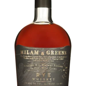 Certified MILAM & GREENE WHISKEY RYE TEXAS 750ML