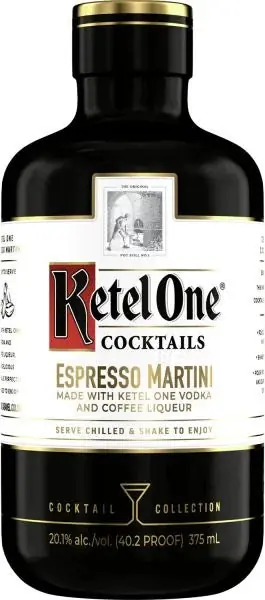 KETEL ONE COCKTAILS ESPRESSO MARTINI 375ML Certified