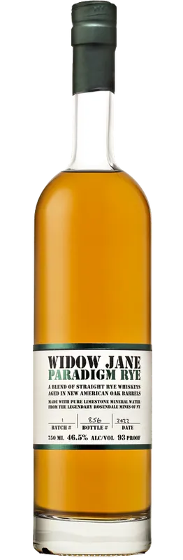 Instant Buy WIDOW JANE PARADIGM WHISKEY RYE NEW YORK 750ML
