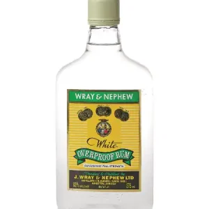Certified WRAY & NEPHEW RUM WHITE OVERPROOF JAMAICA 375ML