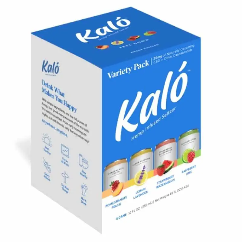 KALO HEMP SELTZER 4PK Authentic