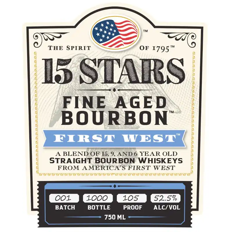 15 Stars First West Blended Bourbon Discount