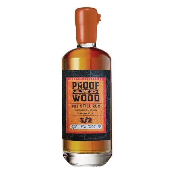 Proof and Wood Curated Collection 3 Barrel Blend Jamaican Pot Still 2/3 Rum Next Day Delivery