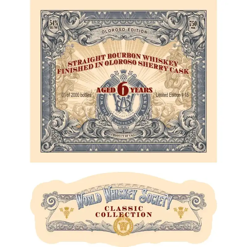 Special Discount World Whiskey Society 6 Year Old Bourbon Oloroso Edition