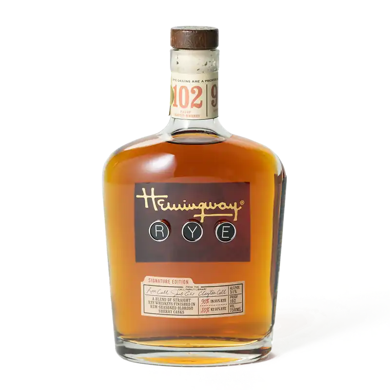 Holiday Sale HEMINGWAY WHISKEY RYE SIGNATURE EDITION KENTUCKY 750ML