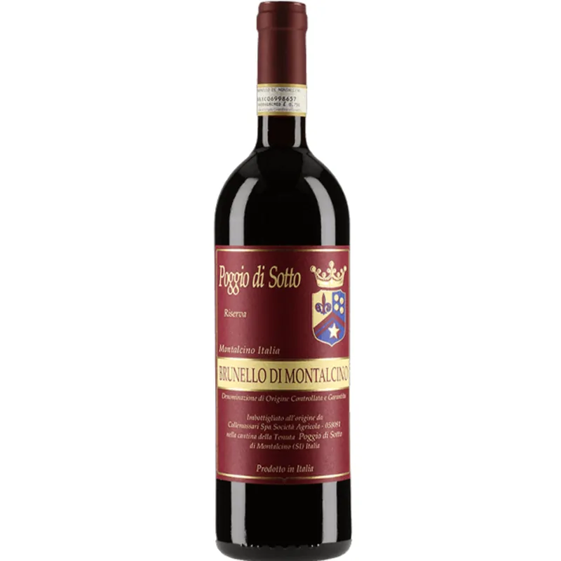 Worldwide Shipping Fattoria Poggio di Sotto Brunello di Montalcino Riserva DOCG 2019