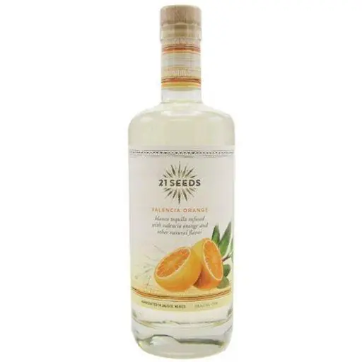 Handmade 21 Seeds Valencia Orange Infused Blanco Tequila