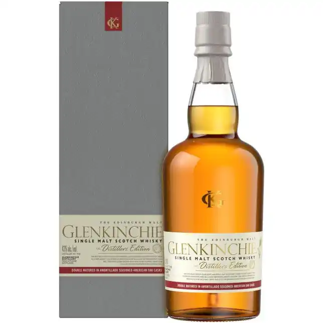 Trusted Brand GLENKINCHIE SCOTCH SINGLE MALT 2023 DISTILLERS EDITION DOUBLE MATURED IN AMONTILLADO SEASONED AMERICAN OAK CASKS 750ML