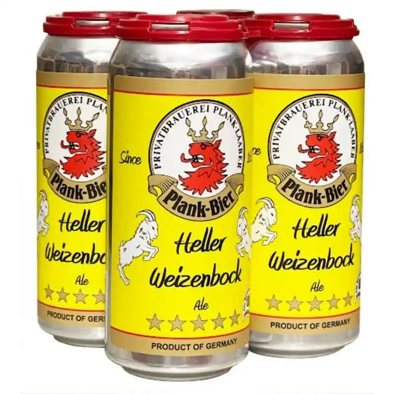 Final Sale PLANK WEIZENBOCK CAN 4PK