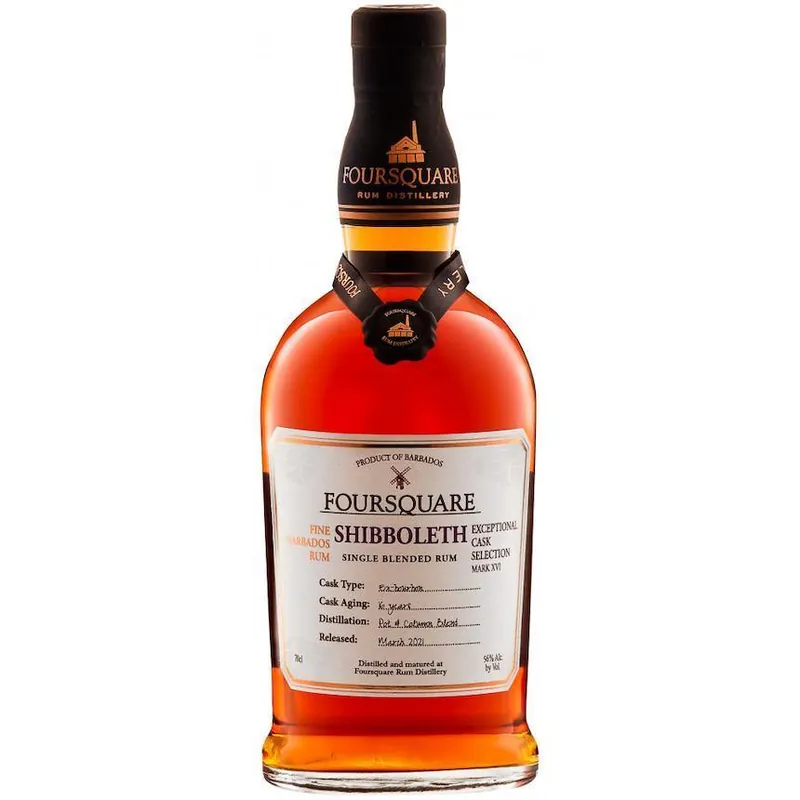Top Rated Foursquare Distillery Mark XVI "Shibboleth" 16 Year Old Exceptional Cask Selection Single Blended Rum