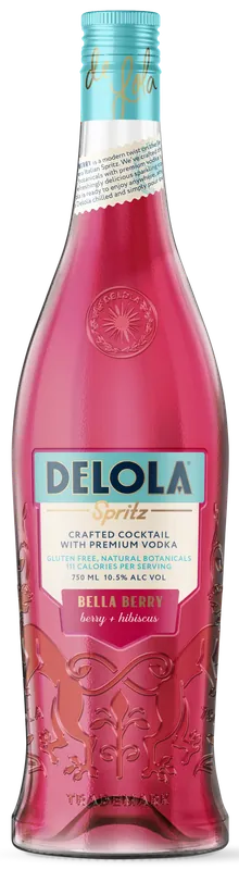 DELOLA VODKA SPRITZ BELLA BERRY MARYLAND 750ML Direct From Factory