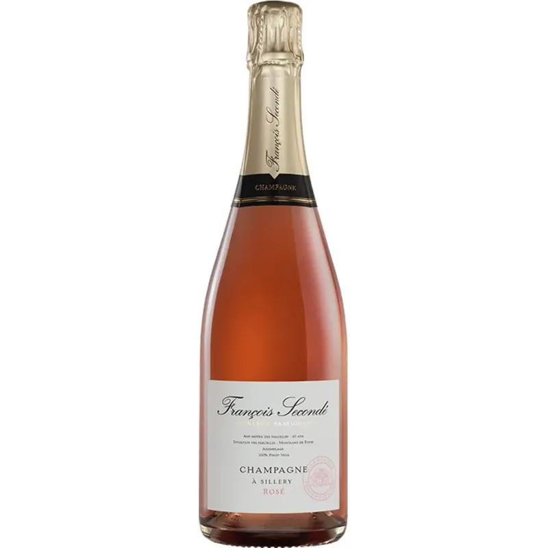 Professional Grade Francois Seconde Grand Cru Brut Rose, Champagne, France NV