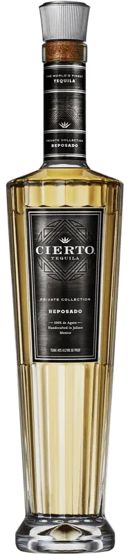 Certified CIERTO TEQUILA REPOSADO PRIVATE COLLECTION 750ML