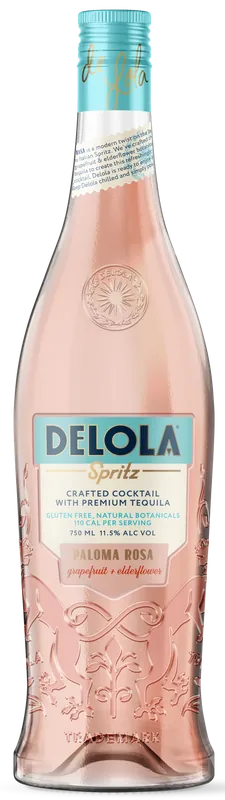 DELOLA TEQUILA SPRITZ PALOMA ROSA MARYLAND 750ML Hassle-Free Returns